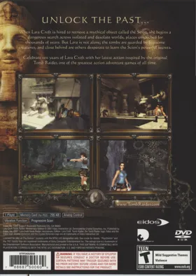 Lara Croft Tomb Raider - Anniversary box cover back